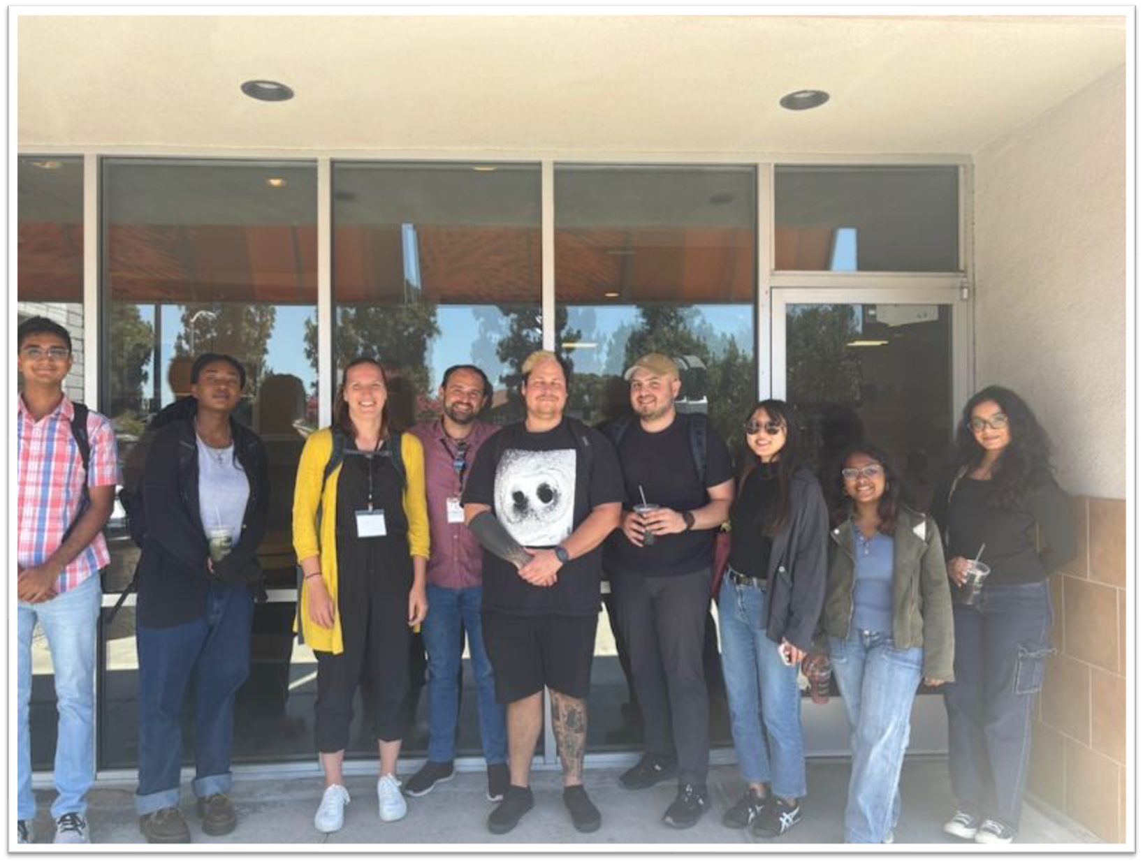 GW Paleontology group at conference