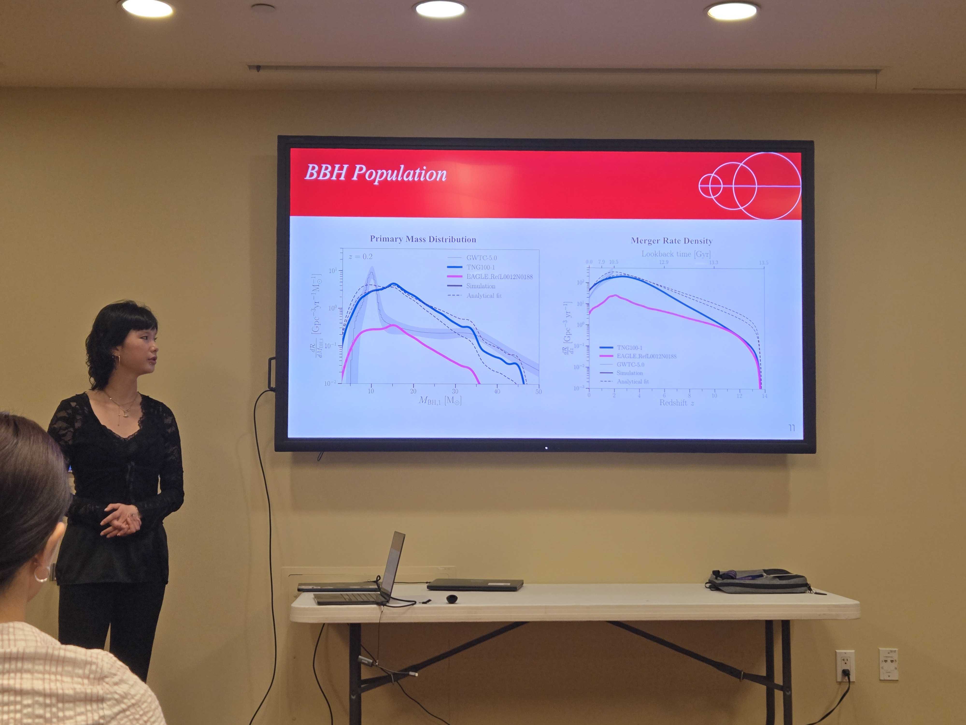 Patricia Lau presenting at the UCSD Summer Research Conference