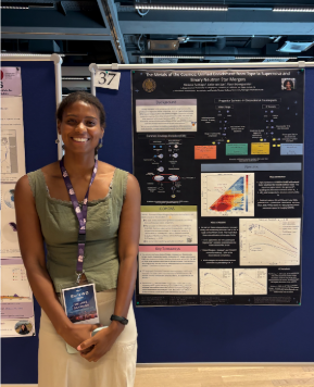 Melanie Santiago presenting her poster at EuroWD 2026 in Vienna